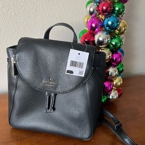 KATE SPADE-Leila Medium Leather Backpack